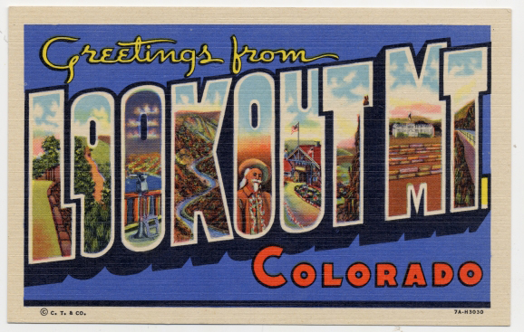 Lookout Mountain postcard.