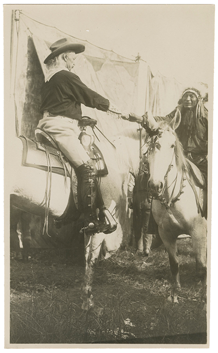 Buffalo Bill with Iron Tail.